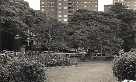 , 'Greenway Flats' from Milson Park. Photograph by Zoltan Klinger, 2003. Stanton Library