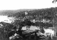 , View to 'Warringah Lodge' from Folly Point, c.1900. Stanton Library.